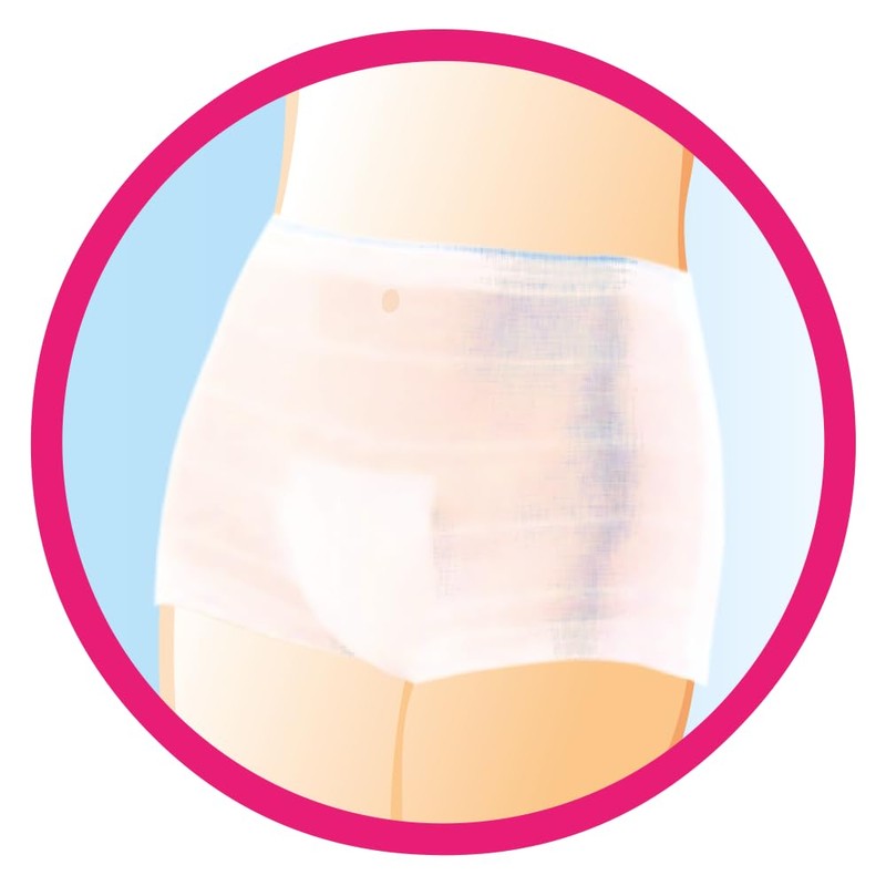 ORGAKIDDY Schwangerschafts-Slip, Netz, waschbar, Einheitsgröße, 5 Stück