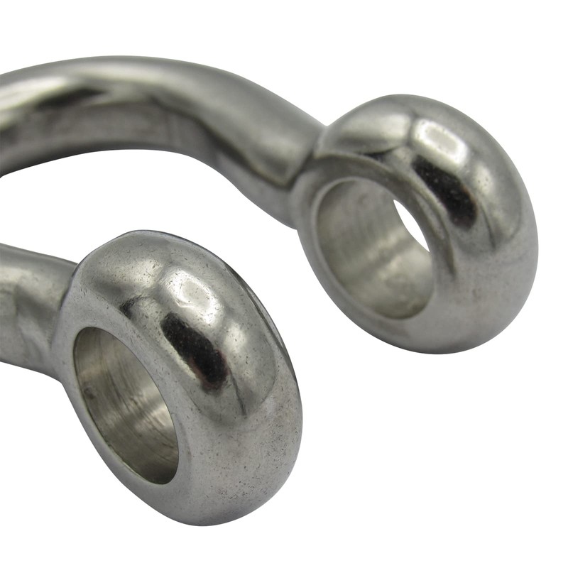 Stainless Steel Bow Shackle with Safety Pin 2 Ton 12MM