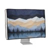 kwmobile Dust Cover for 31-32" monitor - Linen Monitor Protector