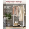 Sakugi Clothes Rack - Clothing Rack with Storage Mesh Shelf