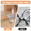 Magnetic Cable Clips, 6 Pieces Charging Cable Magnetic Cable Organiser