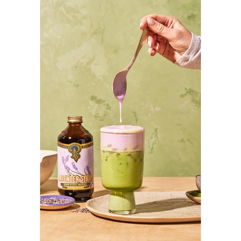 Portland Syrups Lavender Syrup - Premium Beverage Concentrate for Delicious