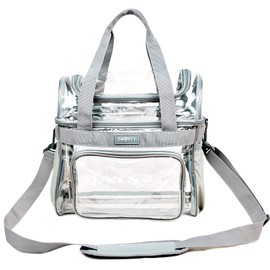 zalati Clear Bag PVC Handbag Double Layer Isolation Bag for Concerts, Sports Events, Camping, Picnic Outdoor Activity