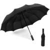 WT Windproof Umbrella - 12 Ribs Auto Open/Close Button, Large