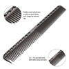 Professional Hair Combs, Aviation Aluminum Metal Cutting Comb Hairdressing Comb,