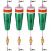 THKFISH 4PCS Fishing Floats Bobbers for Fishing Popping Cork Float