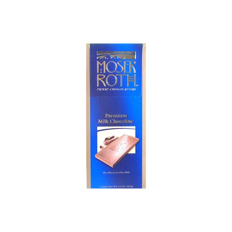 Moser Roth Fine Premium Milk Chocolate (Pack of 4)