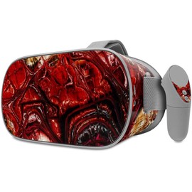 Decal Style Skin Wrap Compatible with Oculus Go Headset - Reaction (Oculus NOT Included)