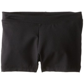 Capezio girls Boys Cut Low Rise Short, Black, Medium (8-10)