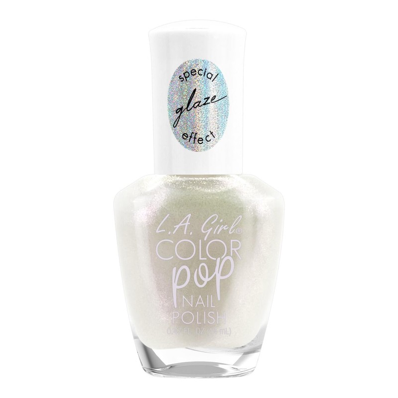 L.A. Girl Color Pop Nail Polish with Diamond Powder, Flirt