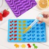 Gummy Candy Molds - Silicone Mini Gummy Bear/Hearts/Dinosaur/Gummy Worm Mold