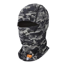 LANLFY FR Balaclava Summer Face Mask Flame Resistant for Industrial Safety Welding Construction Firefighters Lightweight Mesh UV Protection Breathable Comfort Fit Camo