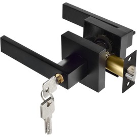 Cerradura de Manija, Cerradura de Manija de Puerta, Manijas de Bloqueo de Puerta de Privacidad, Cerradura de puerta con llave para entrada, acceso, baño, oficina, dormitorio, entrada delantera