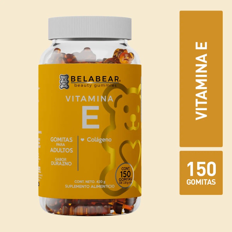 Vitamina E 150 Gomitas Belabear Antioxidante Y Piel Radiante Sabor
