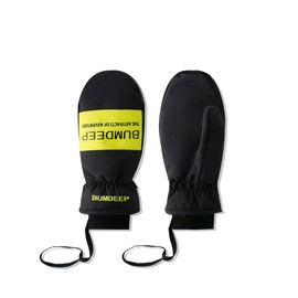BUMDEEP Winter Gloves, Ski Gloves for Men and Women, Warm Mittens, Snowboard Gloves, Waterproof, Windproof, Warm and Breathable Gloves Winter, Black Yellow