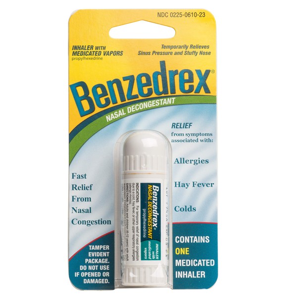 Benzedrex Nasal Decongestant Inhaler (Pack of 3)