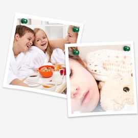 sourcing map 500 Pcs 3/8 Inch Map Push Pins Thumb Tacks Head Tacks Cork Boards Maps Picture Hanging for Home Office Green