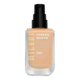 Maquillaje Milani Screen Queen Foundation 200 Nude Beige