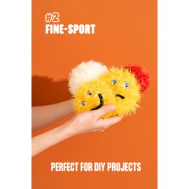 Eyelash Fun Fur Yarn - Premium Soft Crochet Yarn DIY Hand Knitting 100% Polyester 175 Yds 3.53 Oz - Optic White