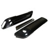Black Saddlebag Outer Lid Hinge Latch Covers For Harley Touring
