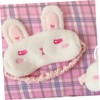 TOVINANNA Cartoon Plush Rabbit Ear Eye Mask Lovely Sleep Cover
