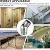 Stainless Steel Handrail Joint Connector, Pipe Connector Kit Adjustable Angle