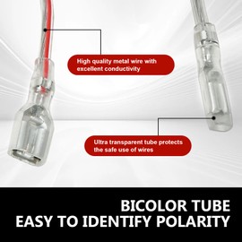 Polcatay 4 PCS Car Door Speaker Wiring Harness Connector, Car Audio Adapter Plug Adapter, Subwoofer Wire Modification, Compatible with Mitsubishi Subaru (White)