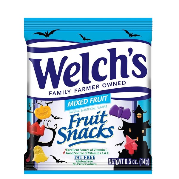 Welch's Halloween Fruit snacks 0.5 Ounce, 160 Count Bulk Size