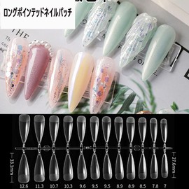 HAPVITAL Nail Tips, Ultra Thin, Short, Medium, Clear, School Entrance Ceremonies, Graduations, Natural Fit, Tight, Fake Nails, Matte, 240 Pieces, Gel Nail Supplies, Nail Art, DIY Practice,