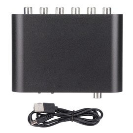 5.1 Digital Sound Decoder Converter Stereo SPDIF Coaxial AUX to 6 RCA Audio Decoder Converter for TV Home Cinema