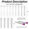 BodyAce 1pc Insertion Taper for Ear Tunnels Plugs, 1.4mm-11mm Piercing