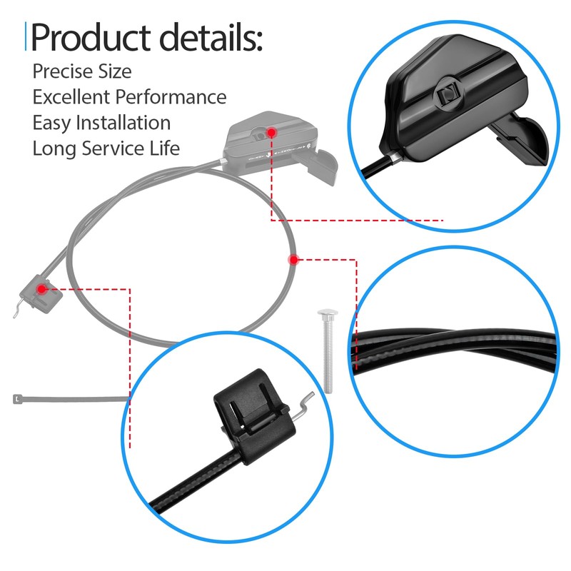 49447 Lawn Spreader Control Cable Compatible with Spreader Cable MTD