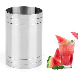 Stainless Steel Copper Thimble Bar Pub Club Spirit Measure CE Marked Chabrias Ltd (175ml, Stainless Steel)