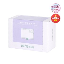 THE FACE SHOP Daily Beauty Tools Multi 5-ply Cotton Pads 80 Sheets / 더페이스샵 데일리 뷰티툴즈 멀티 5겹 화장솜 80매