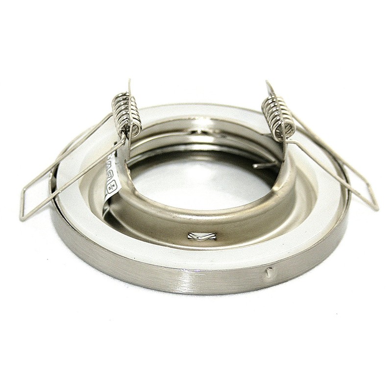 JungesLicht Set of 3 LED Recessed Spotlights IP65 Brushed Stainless