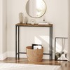 HOOBRO Narrow Console Table, 29.5" Small Entryway Table, Thin Sofa