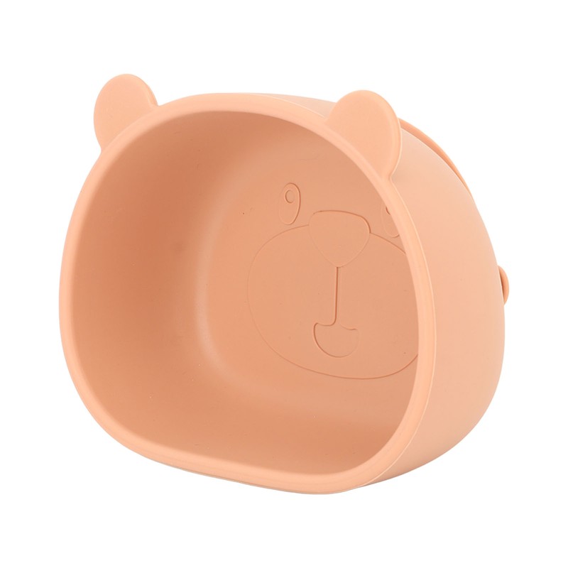 4pcs Children Plate Utensils Set Silicone Suction Bowls Set Toddler