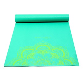 Sol Living Travel Yoga Mat - Natural Tree Rubber for Extra Grip - Non-Slip, Foldable, Eco-Friendly - Perfect for On-the-Go Yoga, Pilates, Fitness, Meditation - 24" x 72", Green