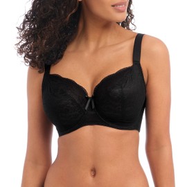 Freya Women's Freya Fancies Underwire Balcony K Cup Bra Bra, -black, 34H