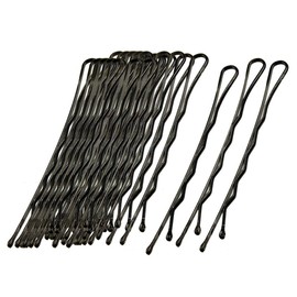 Mytoptrendz® 30 PCS Long Wavy Kirby Grip Clips Hair Grabber Bobby Hair Pins Slides for Girls and Women Hair Style (Black)