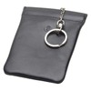 Esquire Logo Leather Key Case 8 cm, black, Formal