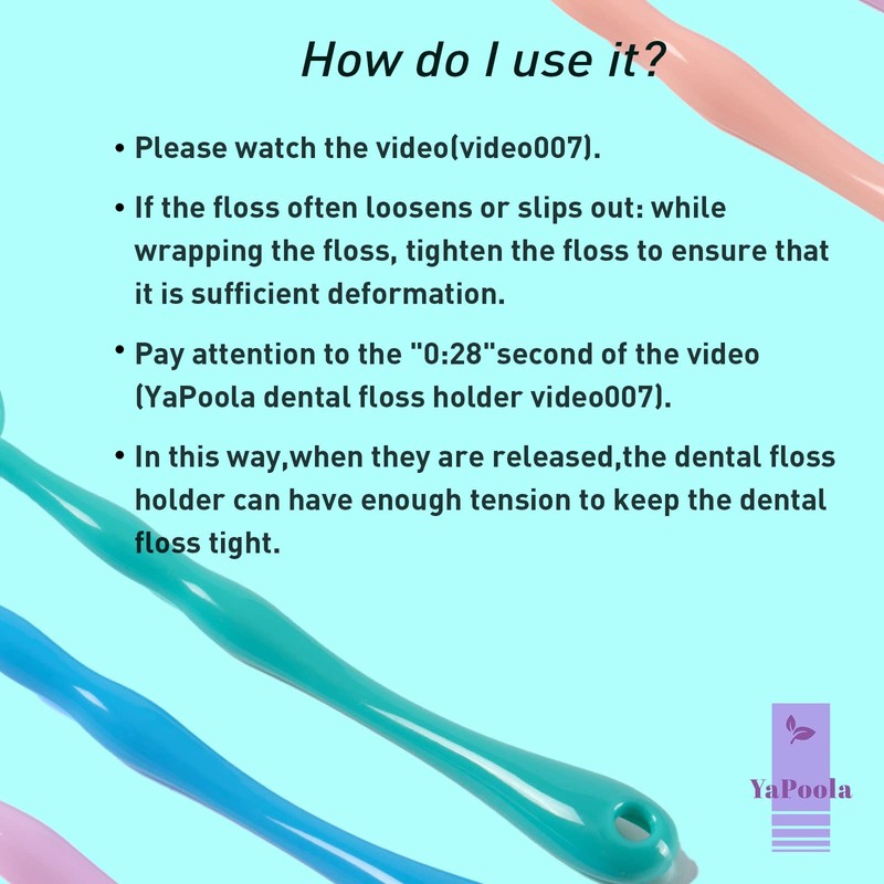 NO-Waste - Mango de hilo dental para limpieza de dientes