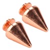 100 Sets Punk Cone Spikes Studs Electroplating Rose Gold Punk