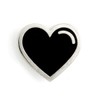 These Are Things Black Heart Enamel Pin