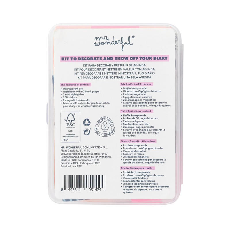 Mr. Wonderful - Kit to decorate your diary 2025 -