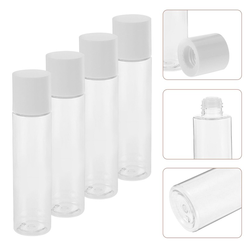 Ipetboom 4pcs Travel Bottles for Toiletries 150ml Shampoo and Conditioner
