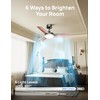Dreo Ceiling Fans with Lights, 42 Inch, 6 Speeds, 6-Level