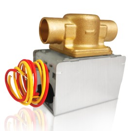 For Honeywell V8043e1012 Zone Valve, 3/4" Sweat Zone Valve replacement for honeywell GID-661677 zone valve,Ideal Replacement a Failed Honeywell Zone Valve in Heating Loop System (Connection=18" Leads)