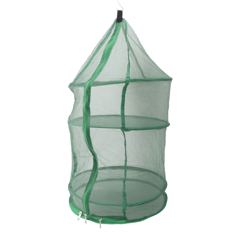 Hanging Drying Mesh Green Dust Proof Elastic Foldable Drying Net
