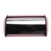 ZIZEV Roll Top Bread Keeper, Bread Box Holder Pink Good